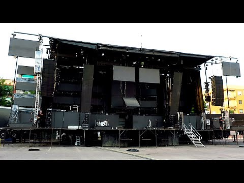 PANORAMA SOUND SYSTEM, THE BEST ORCHESTRA IN SPAIN - MARTIN AUDIO W8L LONGBOW LINE ARRAY