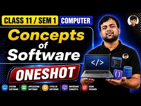 Class 11 Sem 1 Computer: Concepts of Software One Shot | Computer Suggestion | WBCHSE 2026