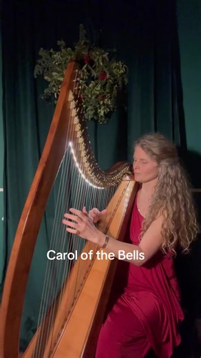 Carol of the Bells Harp Performance for New Year