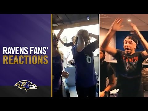 Best Fan Reactions to Justin Tucker's Record 66-Yard Winner | Baltimore Ravens
