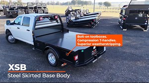 2K views · 41 reactions | The NXG XSB. Stylish by design, built to perform. From its recessed treadplate deck to its fully integrated XRack and automotive-grade XLights, every inch is engineered for strength, storage, and style. This is the next generation of skirted bodies. Built tough. Built NXG. | NXG Truck Bodies | Facebook