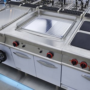 [Hot Item] Gas Grill Griddle BBQ Machine Kitchen Equipment Restaurant Baking Equipment Food Machine