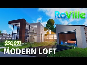 Modern Loft 🏙️ | RoVille House Tour with Property Code!