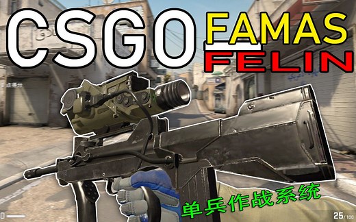 【CSGO】法玛斯教学 FAMAS —FELIN单兵作战系统
