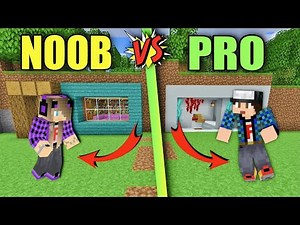 NOOB VS PRO Ποιός θα χτίσει το καλύτερο σπίτι μέσα στο βουνό Minecraft Famous Games