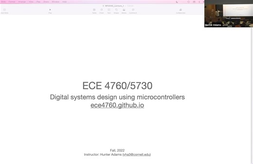 Digital Systems Design Using Microcontrollers (Fall 2022)