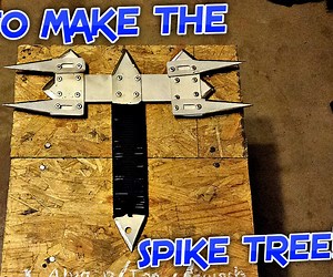 HOW TO MAKE THE SPIKE TREE!!!