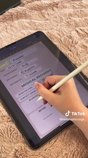 Client Record Book | Lash Client Record PDF Free