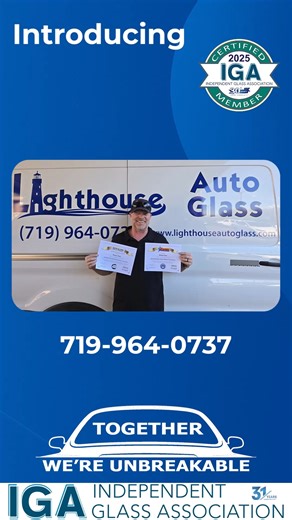 ✨ Introducing IGA Certified Member – Lighthouse Auto Glass ! ✨...