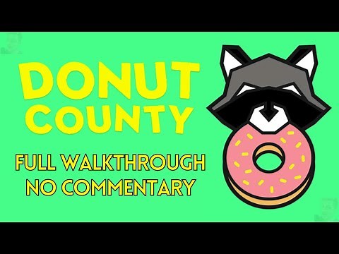 Let's Play Donut County - Full Walkthrough - No Commentary