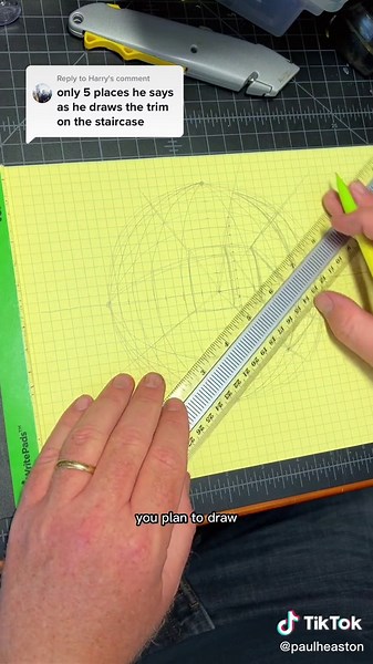 How to Draw Five Point Perspective Stairs | Quick Tutorial by Paul Heaston