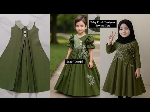 Three Baby Frock Design Sewing Tips For Beginners , Easy To Follow This Tips.