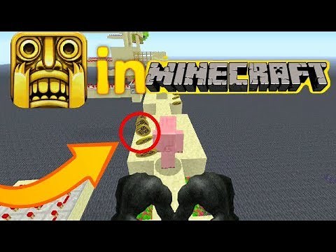 Temple Run in Minecraft - How to make a minigame: Temple Run