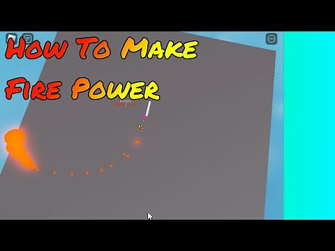 How to make FirePower with damage | Roblox Studio Tutorials