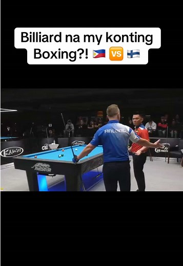 DITO MO GAWIN SA PINAS YAN!- SHOUTING at the table? 😱 Things got personal between Jeffrey de Luna and Mika Immonen at the World 10-Ball! 🎱 From foul calls to shouting matches, this game had it all. Pure arrogance or just the heat of the moment? Watch the heated exchange now! 👇 #Billiards #JeffreyDeLuna #MikaImmonen #PoolControversy #TheIceman