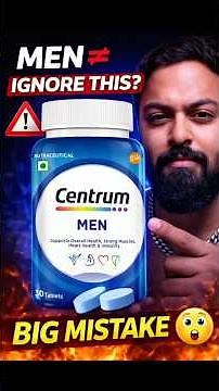 BEST Multivitamin for Men? 🤯 Centrum Men Ne Sabko Shock Kar Diya!