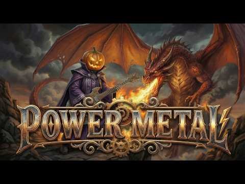 Power Metal Collection with Intense Drumming and Rapid Fire Guitar Runs