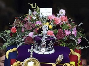 Queen Elizabeth II honored during 1st British state funeral in decades