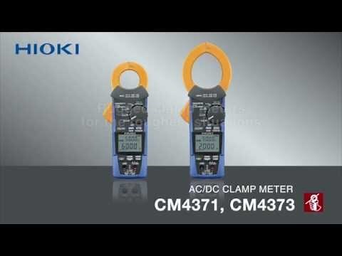 Hioki CM4371 and CM4373 AC/DC Clamp Meters