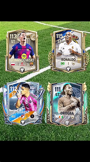 Top Football Players: Lewandowski, Suarez, Ronaldo, Drogba