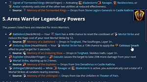 Best Warrior Legendaries & How to Get Them! – WoW Shadowlands 9.0 Legendary Guide