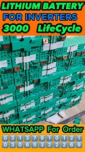 3.5K views · 39 reactions | 6v 200Ah Pack Brand NEw 3000 Life Cycle Lithium Phosphate High Life #reel #fbreel #shorts #lithium #ebikebattery #electricbike #battery #electricbikebattery #ebikebatteryproblems #ebike #electric #bestebikebattery #deadbattery | Maaz Electronics | Facebook