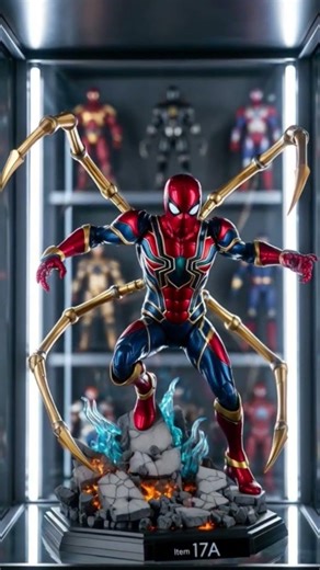 The Genius of Tony Stark: IRON SPIDER Suit Explained! 🕸️🦾❤️‍🔥 #tonystark #marvelsavengers #ironman