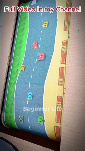 Cardboard Car Driving Game #shorts #diy #game