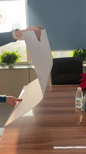 Flexibility test of our PVC Foam Sheet. Smooth bending, no cracking, no surface damage. Material performance you can see. 👀 #pvcfoamboard