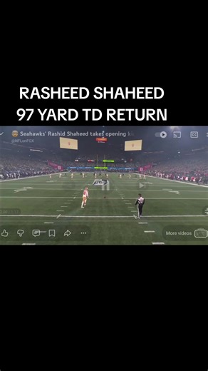 Seahawks vs 49ners Rasheed Shaheed 97 yard Touchdown Return #seahawksvs49ers #nflplayoffs #rasheedshaheed #seahawksnation #nflfootball