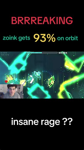 Zoink93 Achieves 93% on Extreme Demon in Geometry Dash