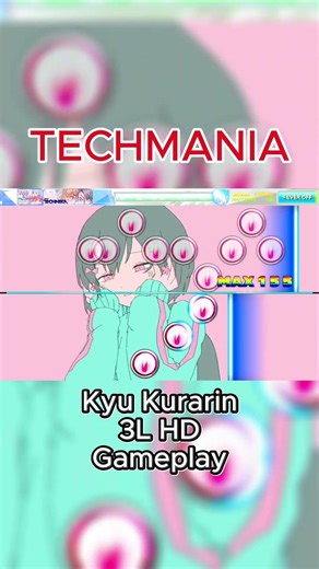 TECHMANIA / kyu kurarin #technika #djmax #djmaxrespect #djmax_respect_v #rhythmgame #iyowa #いよわ