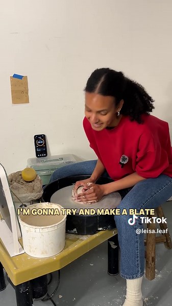 Throwing challenge no. 14! Thankful I didn’t get “deform” again for the halfway challenge 😂 #pottery