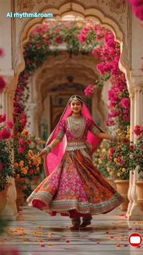 Ghoomar in the Garden | The Grace of Rajasthan