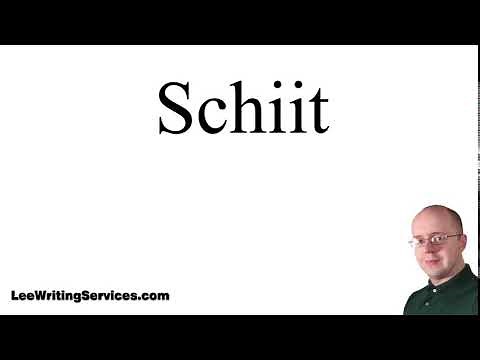 How to Pronounce Schiit