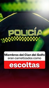 30K views · 10K reactions | Dos expolicías serían los líderes de una banda dedicada a carnetizar a miembros del Clan del Golfo como escoltas. Usaban una empresa de seguridad como fachada. “Les permitía a cabecillas e integrantes de estructuras criminales, portar armas de fuego con salvoconducto y evadir los controles de las autoridades”, detalló la Fiscalía. Conozca más detalles en NoticiasRCN.com #Noticias #Colombia #Actualidad | Noticias RCN | Facebook