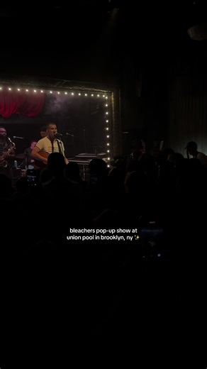 Incredible Night at Bleachers' Pop-Up Show in Brooklyn