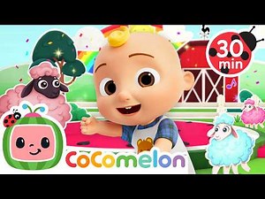 Baa Baa Rainbow Sheep 🐑 Dance Along! | Dance Party | CoComelon Nursery Rhymes & Kids Songs