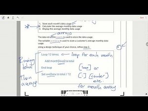 N5 Computing 2023 Q10 Running total with array, round function