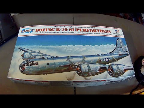Atlantis 1/120 B-29 Superfortress Unboxing, Review and Rating