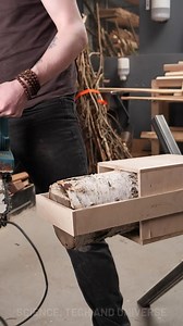Make a Bench with Raw Logs | Science, Tech and Universe