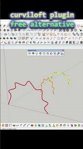 free alternative of curviloft plugin / fredo6 curviloft plugin