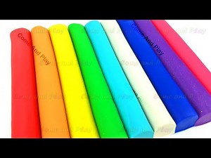 Learn Colors with Modelling Clay with Baby Fruits and Vegetables Molds