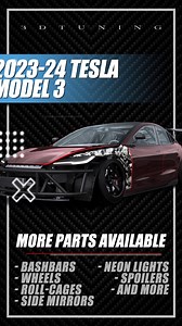 ⚡ Unleash the next level of customization! The 2023-24 Tesla Model 3...