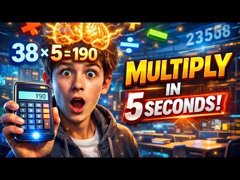Learn Mental Maths Multiplication Tricks in 1 Minute | Fast Calculation Without Calculator