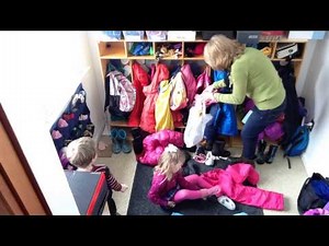 Time Lapse: Preschoolers Get Ready to Go Outside