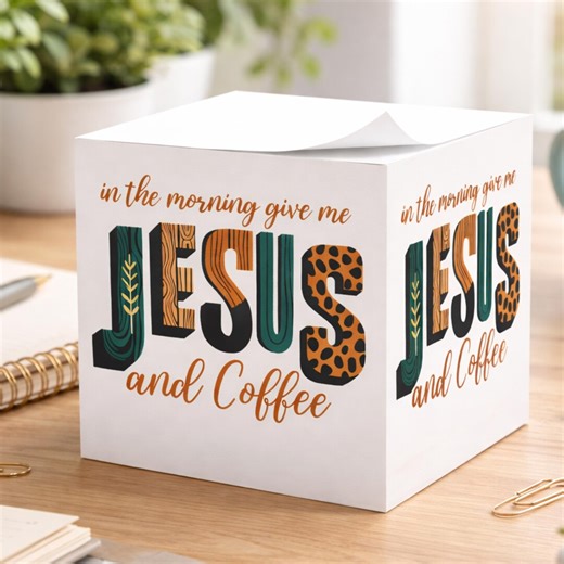 Christian Sticky Note Cube Scripture Desk Decor Home Office Gift for Women Minimalist Faith Stationery Teacher Appreciation - Etsy UK