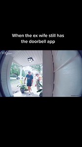 My ex has access to my doorbell camera 😠 #ringseries #exwifedrama #exwife #doorbellcamera #doorbellcameravideos #reels | Derek Lipp