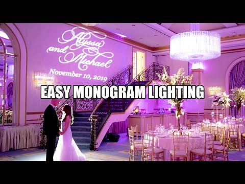 Easy Monogram Lighting!