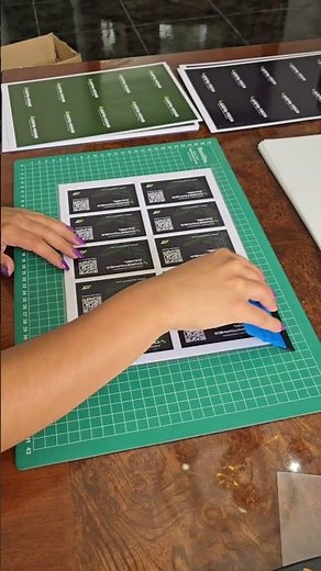🌸 Acompáñame a hacer estas tarjetas de presentación con laminado mate!